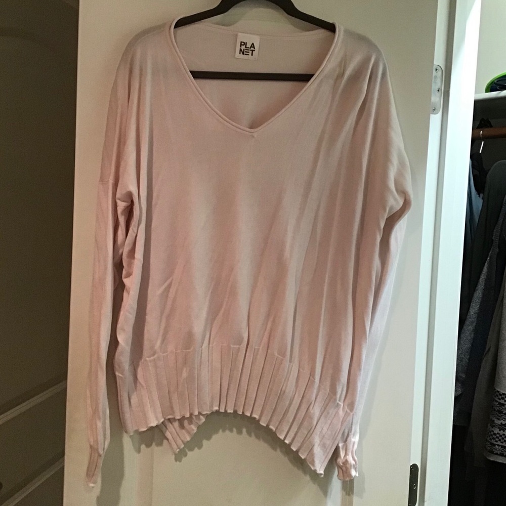 Planet Clothing v-neck sweater